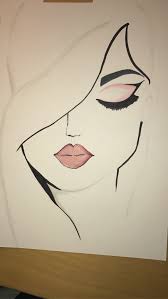 It Was Very Easy To Draw But The Lips Are Easy To Mess Up On Lippenciltutorial Lipfillersbeforeandafter Art Drawings Cool Art Drawings Art Drawings Simple