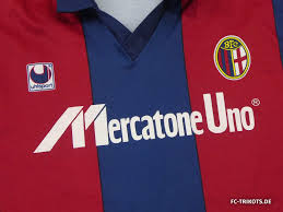 Ac milan atalanta bologna cagliari empoli fiorentina genoa inter milan juventus lazio napoli roma salernitana sampdoria sassuolo spezia torino via casteldebole 10 40132 bologna. Bologna 1990 91 Heimtrikot