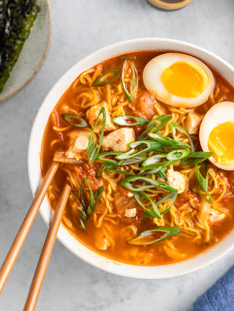 Kimchi Tofu Ramen
