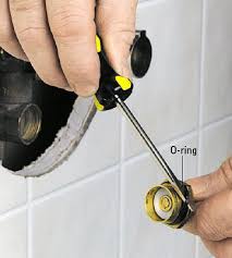 Like the previous type of shower diverters, the rubber valve is engaged, and the water flow is directed towards the shower head when the valve is rotated in a clockwise direction. How To Repair A Shower Faucet Diverter Better Homes Gardens