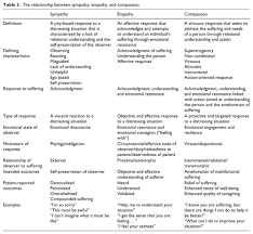 Sympathy Empathy And Compassion A Grounded Theory Study Of Palliative Care Patients Understandings Experiences And Preference Empathy Sympathy Compassion