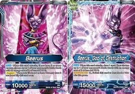 I edited the dragon ball fighterz splash to be bad animation beerus. Beerus Beerus God Of Destruction Bt1 029 Uc Trading Card Games Card Singles Dragon Ball Super Singles Dragon Ball Super Series 1 Galactic Battle Wii Play Games