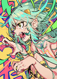 405929 Anime Girl Anime Teeth Green Hair Big Boobs Open Mouth Wallpaper Hd Download 2184x3000 Mocah Org I don't own any of the art i post. 405929 anime girl anime teeth green