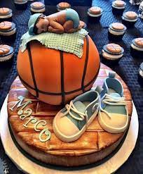Boy Basketball Baby Shower Cake 2019 Baby Shower Diy Basketball Baby Shower Basketball Theme Baby Shower Football Baby Shower
