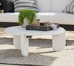 Terrazzo Round Coffee Table In 2020 Outdoor Coffee Tables Round Coffee Table Stone Coffee Table