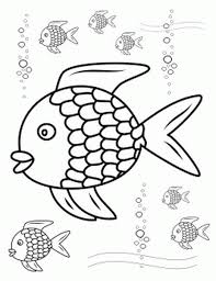 Free, printable coloring pages for adults that are not only fun but extremely relaxing. Rainbow Fish Outline Coloring Home