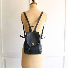 Poshmark makes shopping fun, affordable & easy! Vintage Coach Small Leather Backpack Rucksack Small Leather Backpack Leather Backpack Black Leather Backpack