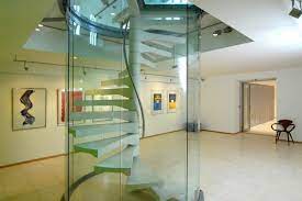 Glass Enclosed Spiral Staircase Staircase Architecture Staircase Design Converted Barn