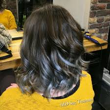 Ne Renk Ombre Istersiniz Mavi Yesil Mor Pembe Sari Gri Bu Sizin Zevkinize Ve Tercihinize Gore Degisir Onemli Olan Dogal Sac Balyaj Sac Rengi Fikirleri
