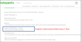 Come in, learn the word translation barang and add them to your flashcards. Warranty Status For Microsoft Surface Pro 6 Buy New But The Warranty Microsoft Community