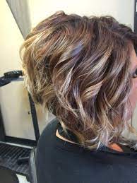 Ombre On Short Hair Stacked Bob Haircut Stacked Haircuts Short Wavy Hair Short Stacked Haircuts