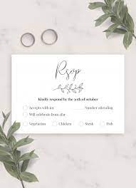 Whether you are inviting people to your wedding the traditional way or with the help of email ask people to rsvp. Wedding Rsvp Cards Digital Or Printed
