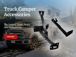 Whenever i first started looking for information on what jacks i needed i found that there wasn't how to build the ultimate overland truck bed kitchen drawers for camping! Truck Camper Accessories Truck Camper Tie Downs Trailer Stabilizer