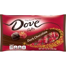 Dove milk chocolate peanut butter . Dove Promises Dark Chocolate Christmas Candy Bag 7 Oz Walmart Com Walmart Com