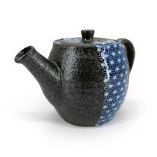 Check spelling or type a new query. Japanese Ceramic Teapot With Removable Filter Black With Blue And White Patterns Asanoha