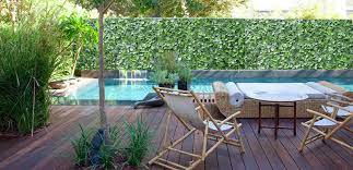 Check spelling or type a new query. Pool Retreat Privacy Fence Artificial Hedge Panel Modern Pool Austin By Greensmartdecor Houzz