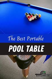 The Best Portable Pool Table A Complete Guide Bar Games 101 In 2020 Portable Pool Table Pool Table Portable Pools