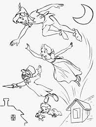 Find thousands of free and printable coloring pages and books on coloringpages.org! Peter Pan Flying Coloring Pages Coloring Home