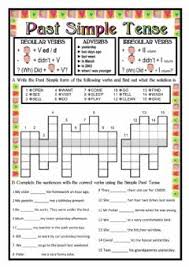 Past Simple Tense Idioma Ingles Curso Nivel Elementary Asignatura English As A Second L Pasado Simple Ingles Ejercicios De Ingles Material Escolar En Ingles