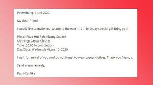 Undangan ulang tahun unik undangan sweet seventeen. 11 Contoh Kata Kata Undangan Pesta Ulang Tahun Online Lewat Whatsapp Instagram Fb Dan Sejenisnya Halaman All Tribun Sumsel