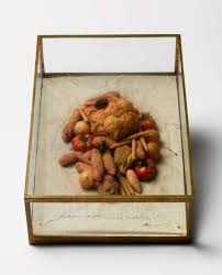 Marcel Duchamp Sculpture Morte 1959 Insectes Fruits Et Legumes En Massepain Colles Sur Papier Dans Boite En Bois Et Verre Historia Da Arte Dadaismo Arte