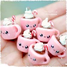 Hot Chocolate Mug Kawaii Charm Pendant Necklace Polymer Clay Miniature Food Jewelry Made Miniatures En Argile Polymere Fimo Kawaii Breloques D Argile Polymere