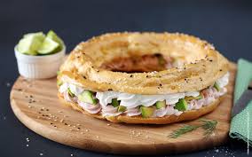 Paris Brest Sale A L Avocat Et Au Tarama Paysan Breton Recette Tarama Repas Simple Recette