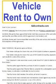 Check spelling or type a new query. Vehicle Rent To Own Contract Doc And Pdf Rental Agreement Templates Contract Room Rental Agreement