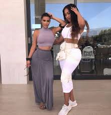 Tmz reported that la la filed divorce documents on thursday in new york and cited 'irreconcilable differences' as the reason for separation. Kim Kardashian Poses W La La Anthony I Love Her So Much Thejasminebrand