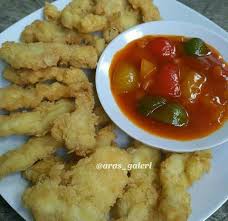 Bahan 1 2 Ekor Ayam Bag Dada Di Fillet 1 Jeruk Nipis Paprika Merah Hijau Dan Bombay 6 Siung Bawang Putih 5 Sdm Tepung Terigu Resep Masakan Resep Resep Makanan