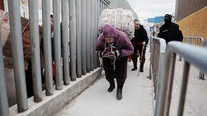 The spanish government has deployed troops to ceuta to patrol the border with morocco after thousands of migrants swam into the northern african enclave, a source from the interior ministry said on tuesday. Video Death On The Spain Morocco Border As Women Scramble For 20
