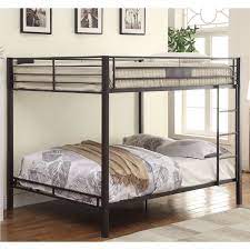 Queen bed, queen bunkbed, queen bunk bed, bedroom furniture $380 pic hide this posting restore restore this posting. Kaleb Black Sand Finish Queen Bunk Bed On Sale Overstock 11600114