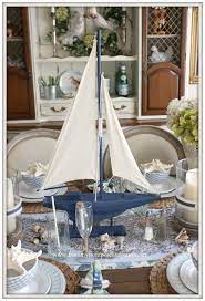French Farmhouse Nautical Dining Room Welcome Home Summer Tour Nautical Dining Rooms Nautical Home Decorating Beach House Decor