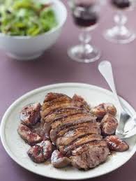 Magret De Canard Aux Epices Figues Roties Au Miel Et Porto Recette Recettes De Cuisine Magret De Canard Recette Canard