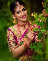 Yashika Anand In Gorgeous Green Magenta Silk Saree Bridal Look Bridal Makeup Bridal Jeweller Saree Blouse Designs Wedding Saree Collection South Indian Bride