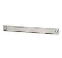 Neodymium Rectangular Pot Magnet with Countersunk Holes - 120mm x 13.5mm x  5mm