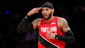 The sharp kid swiftly saw the approaching referee. Carmelo Anthony Took 3 To The Head Celebration From Rasheed Wallace Says Shumpert