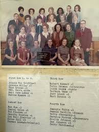 Staff pictures from Finch Elementary. 1972-1974