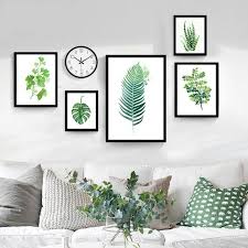 Modern Simple Home Decor Canvas Painting For Living Room Bedroom Restaurant Murals Wall Painting Of Plant Razveshivanie Kartin Ukrashenie Sten Nastennye Kartiny