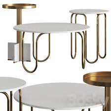 Modern coffee tables for every space: 3d Models Table West Elm Nyla Cecile Coffee Tables