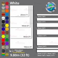 2mm 100mm Pinstriping Pin Stripe Tape Car Styling Line Decal Vinyl Sticker White Unbrandedgeneric Pinstriping Vinyl Sticker Car Decals Vinyl