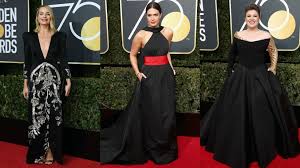 Chastain said the globe nomination was especially gratifying because. Golden Globes 2018 Stars Wearing Black On The Red Carpet Bbc News