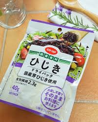 コープ ひじき ドライ パック レシピ