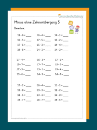 Subtraktion Ohne Zehneruberschreitung In 2020 Mathematikunterricht Mathe Unterrichten Grundschulkonig
