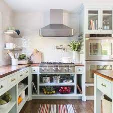 Alyssa kitchen cabinet accessories 2017. Alyssa Rosenheck Mint Green Kitchen Cabinets With No Doors Transitional Kitchen