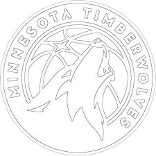 How to draw portland trail blazers logo. Minnesota Timberwolves Logo Coloring Page Free Coloring Pages