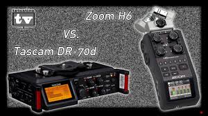 Zoom H6 Vs Tascam Dr 70d 4 Channel Recorder In 2020 4 Channel Channel Audio Sound