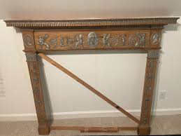 Antique Fireplace Mantel in the manner of Robert Adams