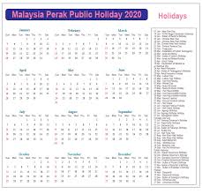 Ketahui kalendar cuti umum di sarawak untuk tahun 2021 dan mulakan perancangan percutian anda. Perak Public Holidays 2020 Perak Holiday Calendar