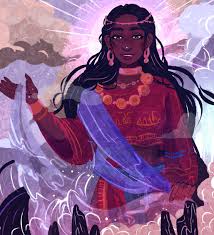 In Philippine Mythology In The Tagalog Pantheon Diyan Masalanta Was The Goddess Of Love And The Stopper Of Stor Philippine Mythology Philippine Art Mythology
